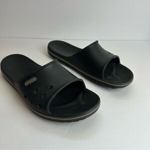 Crocs Crocband lll Sandals Men’s Size 11 Slide On Shoes Casual Waterproof Black